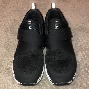 Black Tiem slipstream cycling shoes w/ SPD cleats